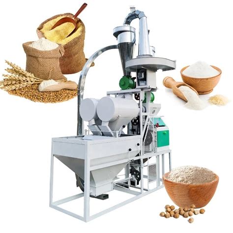 Industrial Kg Per Hour Roller Maize Wheat Corn Flour Mill