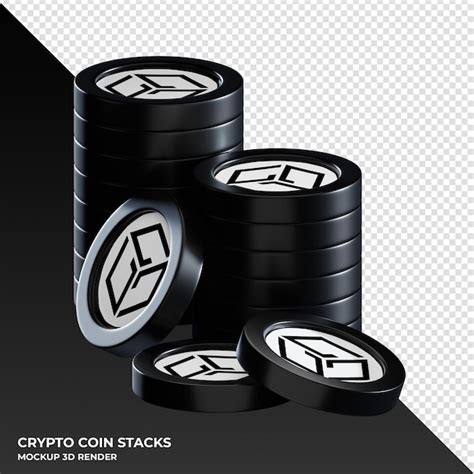 Premium Psd Gala Coin Stacks Cryptocurrency D Render Illustration