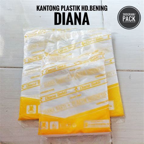 Jual Kantong Plastik HD DIANA Kecil Dan Tanggung Bening Kantong Kresek