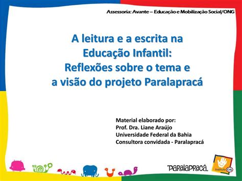 A leitura e a escrita na Educação Infantil Reflexões sobre o tema e a