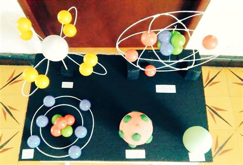 Modelo Atomico De Thomson Maqueta Estudiar