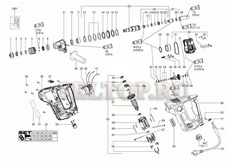 Запчасти для перфоратора Metabo bhe 20 compact (тип 00402000) | купить ...
