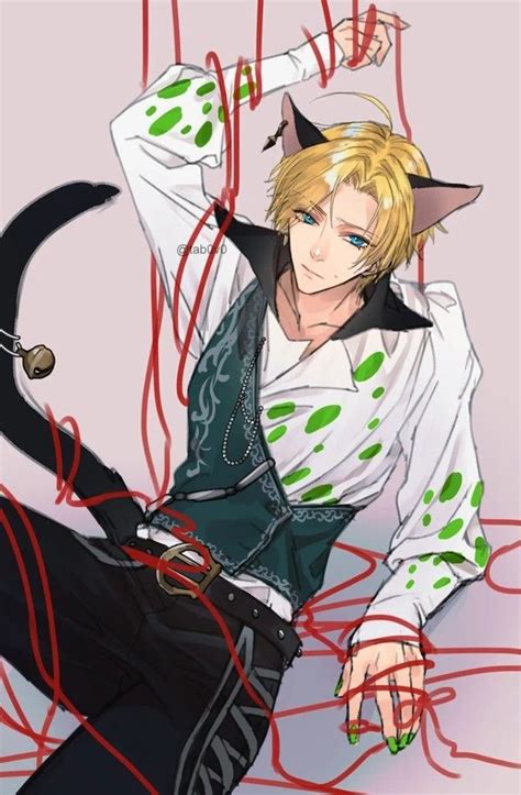 Obey Me! Anime Character with Cat Ears