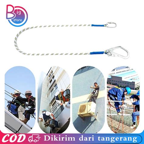 Jual Cm Rope Lanyard Safety Lanyard Body Harness Single Big Hook