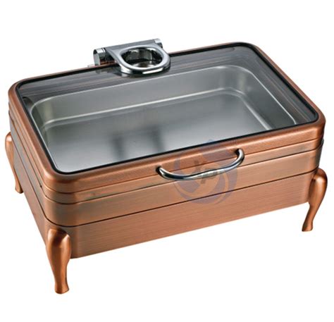 Xingpai Other Hotel Restaurant Supplies Copper Chafing Dish Glass Lid