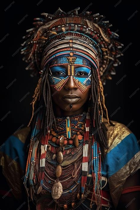 Premium Ai Image African Tribes Intimate And Powerful Portraits