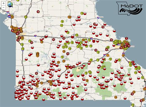 Missouri Road Closures Due To Flooding Map - Maps Model Online