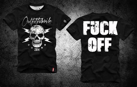 Shirt Fuck Off Schwarz OUTFITFABRIK DE