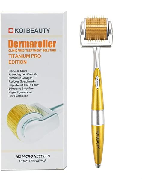 Koi Beauty Derma Roller Real Individual Titanium Needles