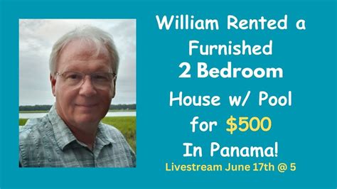 William Rented A Furnished Bedroom House With A Pool For In