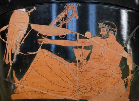 Herakles At A Symposium Berlin Painter Attic Red Figure Bell Krater