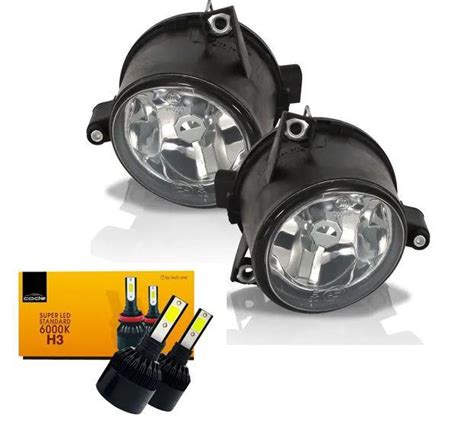 Par Farol Milha Gol 2005 Le Ld G4 Polo 2003 Fox 2004 Super Led H3