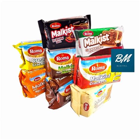 Jual Roma Malkist Premium Pack Roma Malkis Crackers Merah Cream