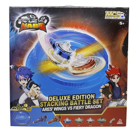 Арена Infinity Nado V Deluxe Battle Set Крылья Ареса против Огненного ...
