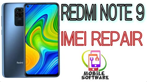 HOW TO REDMI NOTE 9 IMEI REPAIR YouTube