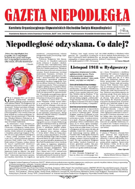 Gazeta Niepodległa By Portfolio Issuu