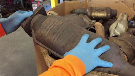 RRCats Identifying OEM Scrap Catalytic Converter With Shields