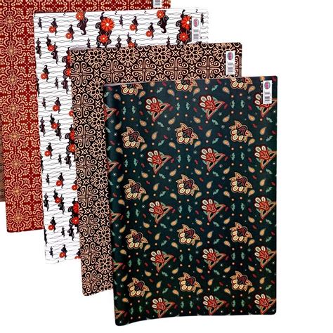 Jual Grosir Kertas Kado Sidu Sinar Dunia Motif Batik Isi Lembar