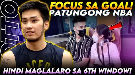 Kai Sotto News Update Today Focus Lang Sa Goal Youtube