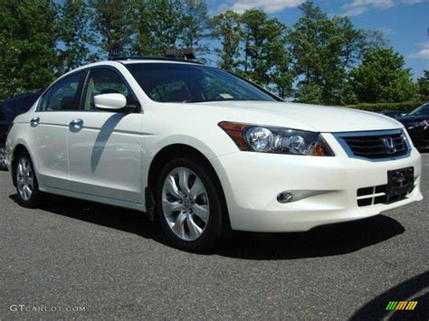 White Diamond Pearl Honda Accord Ex L V Sedan Photo