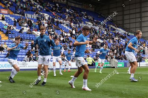 Tranmere Rovers Players During Prematch Warmup Editorial Stock Photo ...