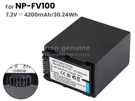 Sony Np Fv Battery High Grade Replacement Sony Np Fv Battery From