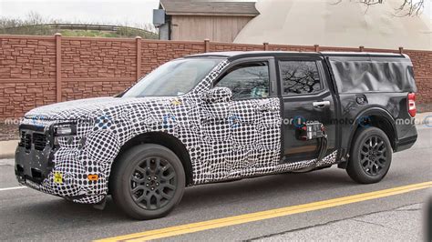 Ford Maverick Spy Shots Hint At Future Plug In Hybrid With AWD