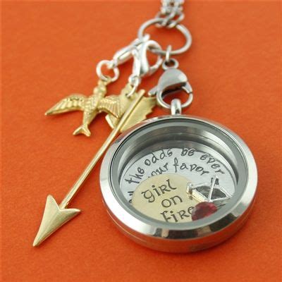 Hunger Games Floating Locket Set Spiffing Jewelry Hunger Games