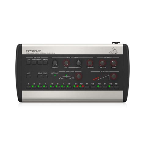 Behringer P16 M Powerplay 16 Channel Digital Personal Mixer