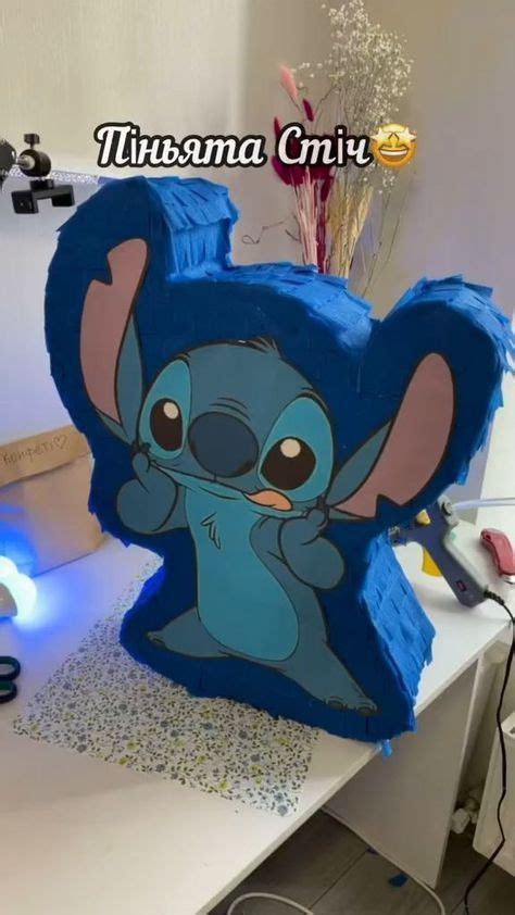 Diy Crafts Home decore in 2024 Stitch cake Lilo and stitch Piñata ideas