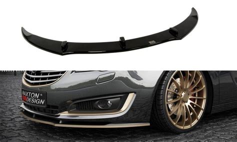 Front Splitter Opel Insignia Mk Facelift Model Gloss Black Our Offer