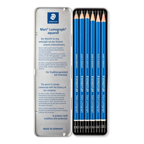 Staedtler Lumograph Graphite Drawing And Sketching Pencils 100G6 Set