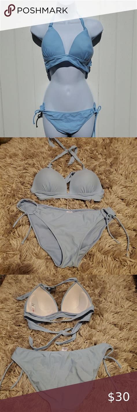 Hula Honey Bikini Set Bikinis Bikini Set Light Blue Color