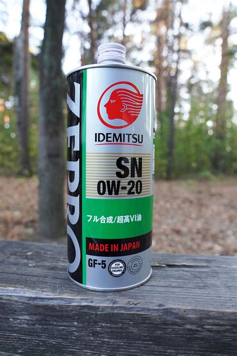 Idemitsu Zepro 0W-20 API SN свежее Shear Stability - Лабораторные ...