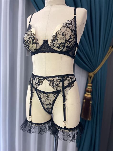 Seductive Lingerie Set Pieces Etsy