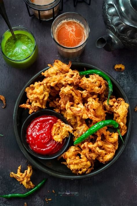 Onion Pakoda Recipe Kanda Bhaji Veg Mumbai Street Food