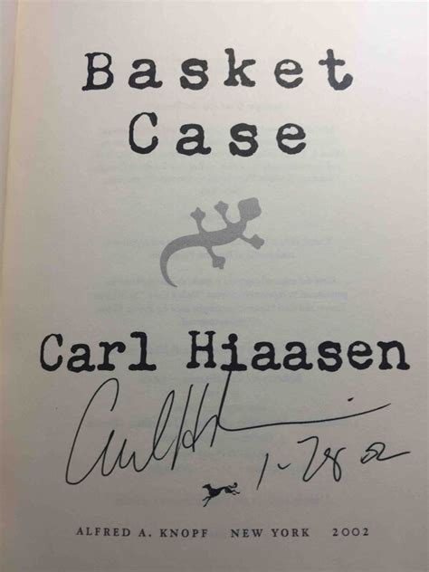 Basket Case By Hiaasen Carl