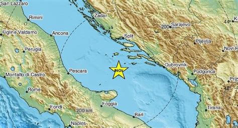 Potres u Jadranskom moru zatreslo je južno od Splita jačinom 2 8 po