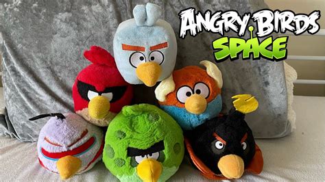 Angry Birds Space Plush Set Review Youtube