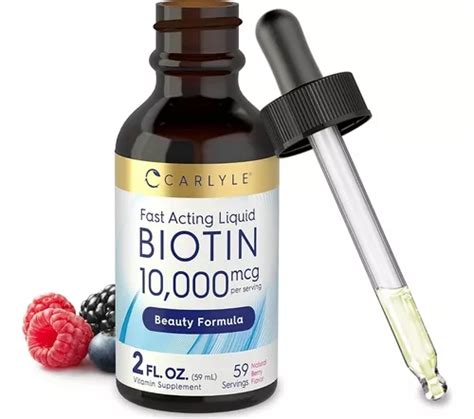 Biotin Carlyle 10 000 Mcg Biotina Gotas Cuotas sin interés