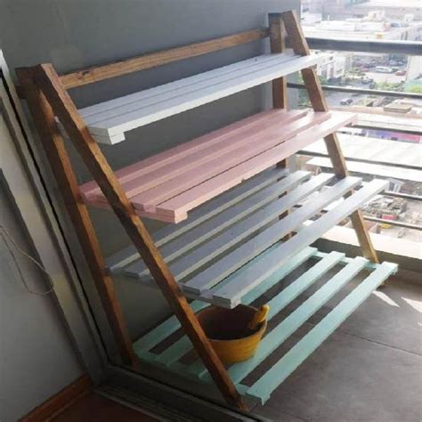 Estante Repisa Mueble En Madera Para Jardin O Balcon En Lima Clasf