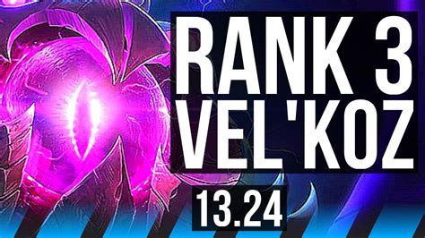 VEL KOZ Vs YONE MID Rank 3 Vel Koz Comeback 12 4 17 500 Games