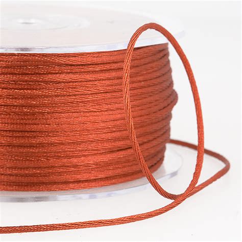 Trim Cord Rattail 100m X 2mm Rust Stephanoise Groves And Banks