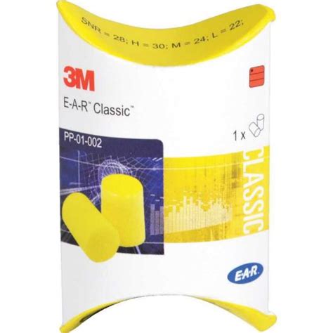 Pjd Safety Supplies 3m™ E A R™ Classic™ Earplugs 28 Db Uncorded Pillowpack 250 Pairsbox