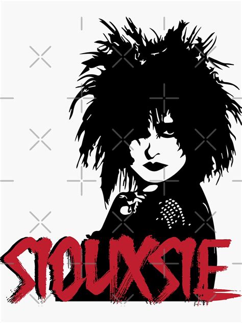 Siouxsie Sioux English Singer Art Sticker For Sale By Saxon Campbell