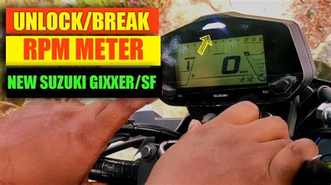 How To Break Or Unlock RPM Suzuki Gixxer 155cc Carb Abs SF Bangla