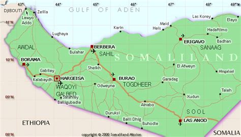 Somaliland Map