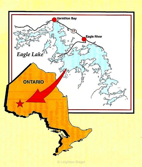 Map Of Eagle Lake Ontario Canada - Printable Maps Online