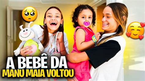 A Beb Da Manu Maia Voltou Ele Cresceu Muito Youtube