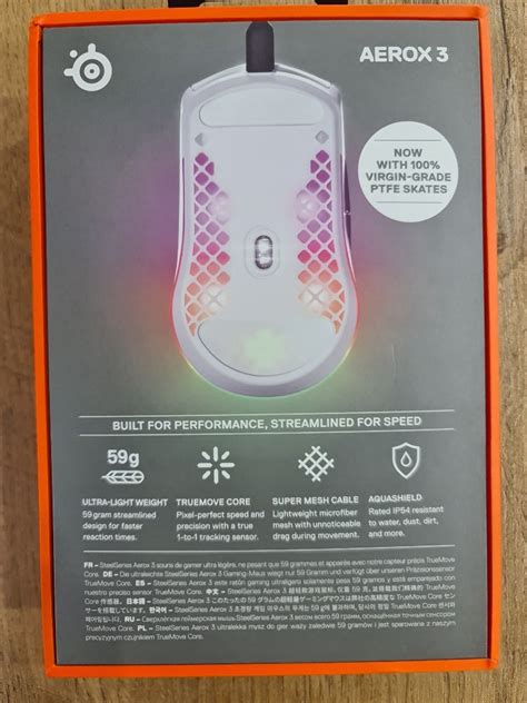 Myszka Przewodowa Steelseries Aerox Snow Warszawa Kup Teraz Na